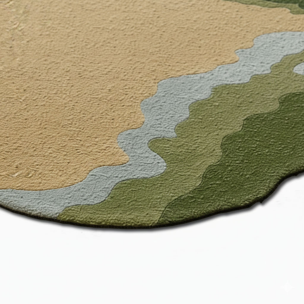 KAVERO - Hand Tufted Irregular Carpet